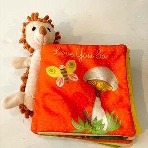 Hallmark Baby Book Lovey Soft & Smart HEDGEHOG LOVE YOU SO Much Plush Comfort